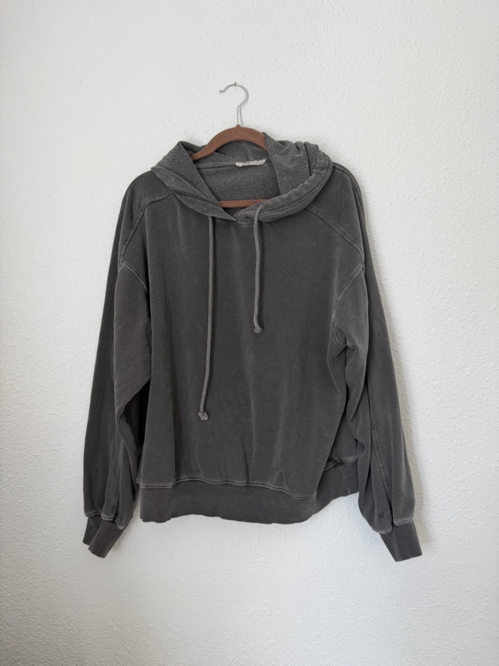 Double Zero Mineral Washed Oversized Hoodie | Large
